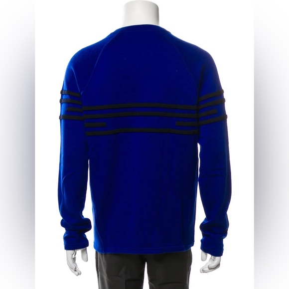 HERMÈS BLACK KNIT SWEATER W/ORANGE ZIP DETAIL (women listing/unisex) - Picture 14 of 16